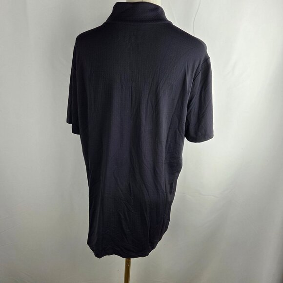 Ibkul Black Short Sleeve Shirt Size XL 1/4 Zip Cooling Shirt UPF 50+ Quick Dry - Picture 4 of 9